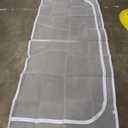 Upgraded Pet Screen Door,Fits Door Opening Size 40''x 95'',Thickened Cat Resistant Mesh Screen Door for Living Room,Kitchen,Bedroom,Cat Introduction Screen with Zipper Closure.