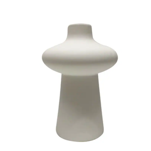 HD Designs 7.8 Inch Ceramic Vase White, 1 ct