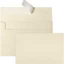 100 Pack Blank Cards with Envelopes & Stickers  4x6 / A6 Ivory Folding Cards, Bulk Set of 300 GSM Heavyweight Cardstock for Thank You Notes, Wedding Invitations, Baby Shower, All Occasion Business Stationery