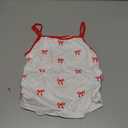 SweatyRocks Girl's Cherry Spaghetti Strap Camisole Cami Sleeveless Scoop Neck Cute Tank Top (White, Size 10 Years)