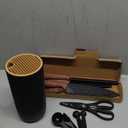 Knife Set, Toileum 11 Piece Black Kitchen Knife Block Set, Anti-Rust Non-Stick Stainless Steel Chef Knife Sets with 6 Blade Guards for Kitchen, Ergonomical Design (Black)