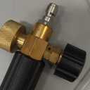 Tool Daily Foam Cannon with 1/4 Inch Quick Connector, 1 Liter, 5 Pressure Washer Nozzle Tips