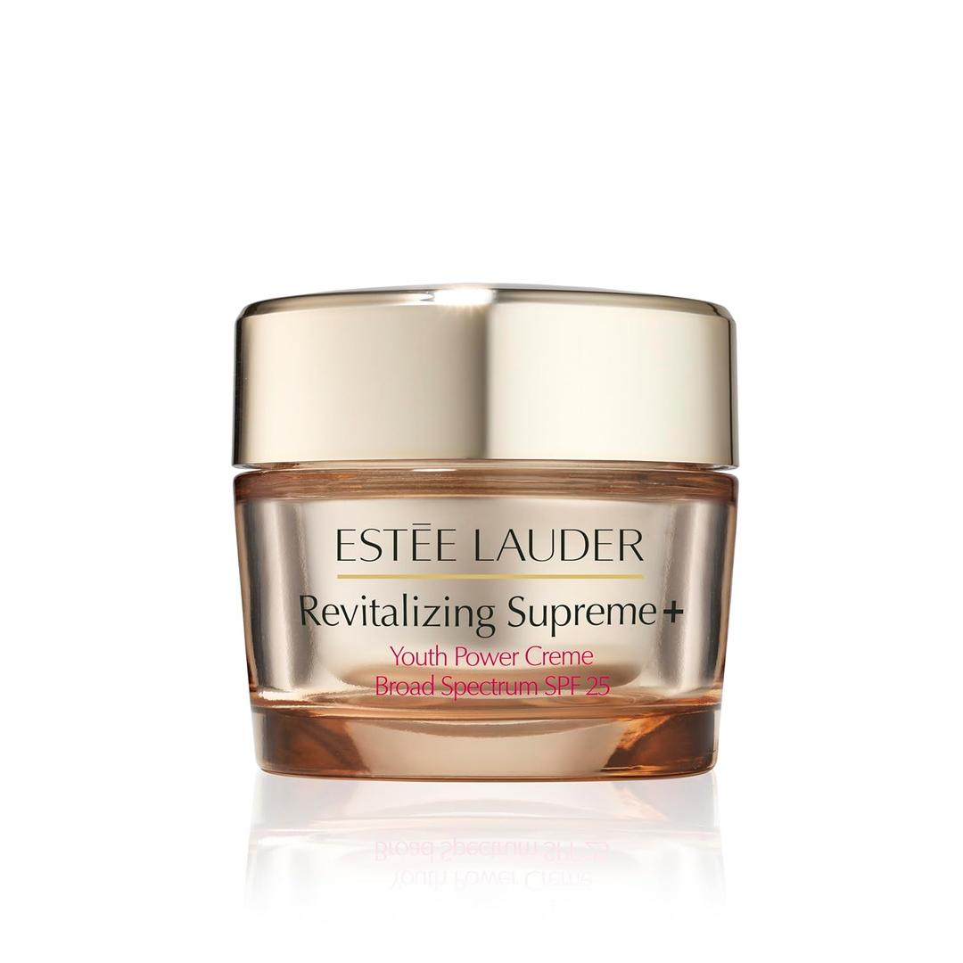 Este Lauder Revitalizing Supreme+ Youth Power Cream SPF 25 | Face Moisturizer with Hyaluronic Acid & Peptides | Anti-Aging