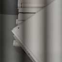 VECELO 4-Tier Tall Narrow Storage Cabinet with Movable Wheels, Adjustable Shelves, Anti-Tip, Slim, for Small Space, Bathroom, Kitchen, Laundry, White (9.6 x 11.2 x 65.4 In(LxWxH))