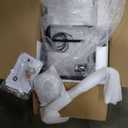 6 Light Farmhouse Chandelier, 23.62" Modern Chandelier for Entryway with Wooden Finish Industrial Rustic Hanging Pendant Light for Bedroom,Kitchen,Foyer,Living,Dining Room Lighting Fixtures