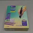 3Doodler Flow 3D Printing Pen for Teens, Adults & Creators  Black, with Free Refill Filaments, Stencil Book & Guide, 3.1 x 10.74 x 4.44 inches