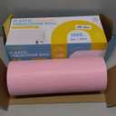 Pink Plastic Table Cover Roll - 54IN x 300FT, Table Cloth for Rectangle Table with Slide Cutter, Plastic Table Cloth Disposable with Cut-to-Size Design for Weddings, Banquets, Parties