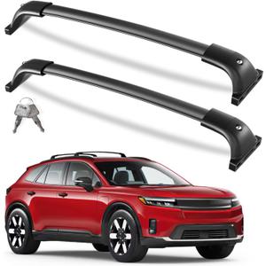 KINGGERI 300lbs Lockable Roof Rack Cross Bar Compatible with Honda Prologue Touring 2024 2025 2026 with Side Rail, Heavy Duty All Aluminum Crossbars Rooftop Cargo Basket Luggage Kayak Canoe Snowboard