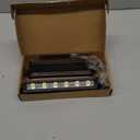 LIGBT 2PCS 7 Inch Slim LED Light Bar Single Row 18W Spot Beam Driving Fog Light IP67 Waterproof Off Road Work Light for Trucks SUV UTV ATV Boat