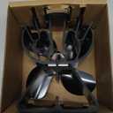 VODA Wood Stove Fan Heat Powered Fireplace Fan No Electric, Heat Activated Thermal Fan for Wood Burning Stove/Log Burner, Fireplace Accessories (XX Large)