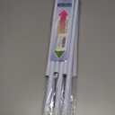 Tension Curtain Rod 28-38 inch Small Tension Rods White Adjustable Spring Tension Curtain Rods 6PCS Mini Curtain Rod Short for Cupboard Closet Rod Kitchen Drawers No Drill Cupboard Cabinets