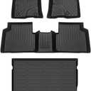 Cartist Floor Mats and Cargo Liner Fit for Ford Escape 2020-2025 2026 (Not Fit Hybrid) All Weather Floor Mat Escape Accessories Heavy Duty Carpet Protection