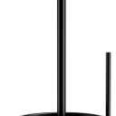 Swaitee Paper Towel Holder Countertop, Anti Slip Base, Black, Freestanding Paper Towel Roll Stand with Weighted Base for Kitchen Bathroom, Black
