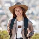 20Pcs Leather Patches for Hats Rectangle Leather Hat Patches for Laser Engraving Faux Leathers Patche for Hats 3 x 2 Inches Custom Fabric Repair Sew Laser Supplies for DIY Cap/Beanies/Stocking/Backpa