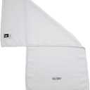 Glory Gym Towel - 100% Organic Cotton - Soft and Absorbent for Gym, Yoga, spa Dimensions (29.52 X 13.78 inch) 570 GSM (White)