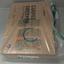 Manual Carpet Sweeper for Pet Hair - Rotating Brush Floor Sweeper, Lightweight Push Broom for Classroom Rugs, Non-Electric Lint & Crumb Cleaner, Easy-Dump Dustbin, No Batteries Needed