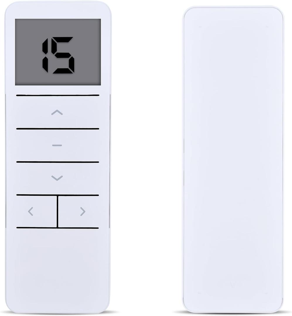 Replacement Remote Controller for DOOYA DD2702H Motorized Curtains, Electric Roller Blinds and Shades 433MHz 15-Channel Transmitter
