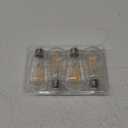 4-Pack Vintage Edison Bulbs 60W Equivalent, 850LM 6W LED Light Bulb Warm White 2700K, ST58 Filament Lighting E26 Base, Non-Dimmable