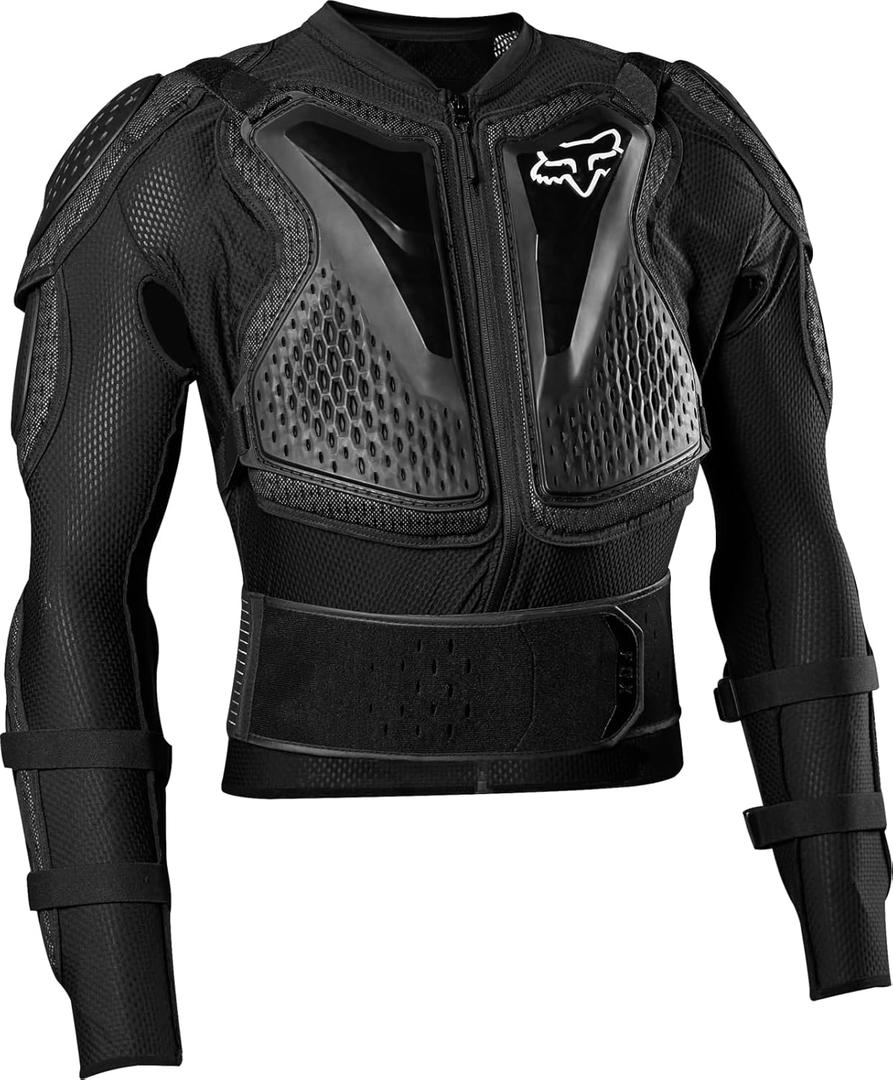 Fox Racing Titan Sport Motocross Dirt Bike Chest Guard Jacket, Black, X-Large