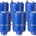 Blue Faucet Water Filter Replacement for Pur and PUR PLUS Mounted Water Filter System RF-9999 RF-3375 FM-2500V FM-3700 FM-3400B etc| Ensure Clean Tap Water 6 Pack by TOMOON