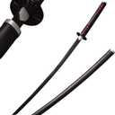 Sword Valley Demon Series Anime Sword - Slayers Katana40.9" LengthAnime Original Texture Carbon Steel Blade Carving SymbolNon-Slip Gripfor Cosplay & Display