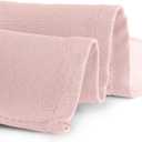 Gee Di Moda Rectangle Tablecloth - 70 x 120 Inch Pink Table Cloth for 6 or 8 Foot Rectangle Tables - Heavy Duty Washable Fabric - for Holiday Party, Dinner, Weddings, Baby Shower & Events