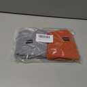 XEF Ear Warmer Headband for Women Winter Knit Elastic Wide Head Wrap Winter Ear Muffs Fashion Sports Headbands Sweatband Orange Grey