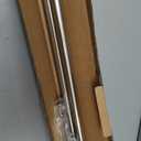 Ivilon Drapery Window Curtain Rod - End Cap Style Design 1 Inch Pole. 72 to 144 Inch Color Brushed Nickel