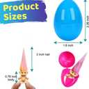 24 PCS Prefilled Easter Eggs with Mini Toys Inside Vintage Lucky Dolls Action Figures for Kids Boys Girls Easter Basket Stuffers Party Favors Easter Egg Hunt
