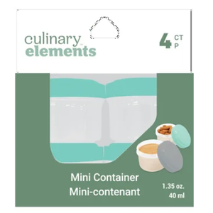 Culinary Elements mini container 4 Count