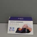 Ringco Neck Massager with Heat, Red Light & Vibration Adjustable, Heated Neck Stretcher with 3 Modes, Rechargeable Cervical Traction Device for Pain Relief & Muscle Relaxation, Christmas Gift (Black)