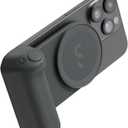 ShiftCam SnapGrip Pro  Phone Camera Grip & Magnetic Power Bank with Qi2 Wireless Charging, Wireless Shutter Button, and Magnetic Mount for All Phones, Tabletop Dock  Midnight