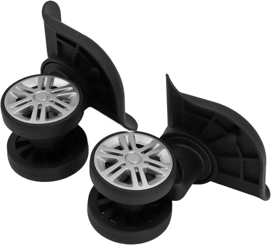 ZJchao Luggage Wheels Replacement, Luggage Replacement Wheels Suitcase Wheels Replacement with 2 Pcs ABS for Luggage Suitcase Trolley