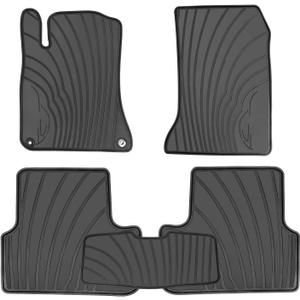 Car Floor Mats for Mercedes Benz CLA 250 (2014-2019) & GLA 250 (2015-2020), Custom Fit Mercedes Benz A Class 2012-2019, B Class 2013-2019 Floor Liner All Weather Rubber Mats Heavy Duty Odorless