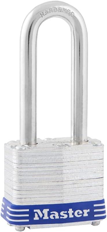 Master Lock 3DLH Outdoor Padlock with Key, 1 Pack (2" shackle)