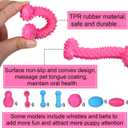 Sanwuta 30pcs Puppy Dog Toy Bulk for Aggressive Chew Rubber Pet Teething Toy for Small Dog Cute Soft Durable Interactive Gift Supplies for Outdoor Play Breed Accessories
