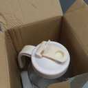 SMIRLY 64 oz Mason Jar Pitcher,Glass Pitcher with Wide Mouth,Water Jug with Double Leak Proof Lid for Iced Coffee,Hot Water,Breast Milk (Pink)