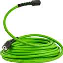 PWACCS Pressure Washer Hose for Power Washer 3600 PSI High Pressure Replacement Hose 1/4" x 25 FT Flexible Power Washing Extension Hose Compatible with M22 Fittings