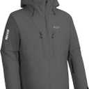 Pioneer Camp Men's Ski Jacket Waterproof Insulated Snowboard Gear Cold Weather Winter Warm Mountain Snow Coat (XX-Large, Dark Grey)