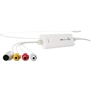 Elgato Video Capture – USB 2.0 Capture Card device, easy to use, converts analog to digital, with VHS VCR TV to DVD Adapter, for Mac, Windows or iPad