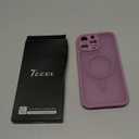 TOCOL Magnetic for iPhone 14 Pro Max Case, Upgraded Full Camera Protection, Compatible with Magsafe, Drop Protection, Translucent Matte Back Phone Cover 6.7 inch（Lilac Purple）