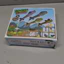 Dinosaur Toy Rocket Launcher for Kids - Launch Up to 100 Ft, 4 Rockets, Outdoor Outside Toys for Kids, Dinosaur Toys, Birthday Gifts for 3 4 5 6 7 8-12 Year Old Boys Girls