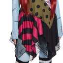 Dolls Kill Nightmare Sally Rag Doll Costume  Halloween Colorblock Outfit by Trickz N' Treatz (Small, Black)