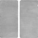 POLYTE 430 GSM Microfiber Oversize Quick Dry Lint Free Bath Towel, 60 x 30 in, 4 Pack (Waffle Weave)