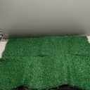 GLOBREEN 34" x 23" Fake Grass Pee Pad for Dogs Potty Training Turf Pets Mat - Indoor Outdoor Use