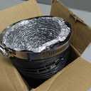 Funmit 4 Inch 10 Feet Flexible Adjustable Aluminum Dryer Vent Hose with 2 Metal Duct Clamp, PVC Tube Compatible with Most Dryers