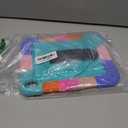 LTROP Case for iPad (A16) 11th Generation 11 Inch 2025/ 10th Generation 10.9 Inch 2022, Strong Protective Shockproof Cover with Rotating Kickstand Shoulder Hand Strap Stylus Holder, Colorful Turquoise