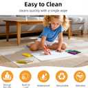 Office Chair Mat for Carpet - 36x48 Inch Plastic Computer Desk Floor Protectors for Chairs Clear Under Desk Rug Pad for Rolling Gaming Chair