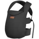 Momcozy Newborn Carrier WeeSnug- Lightweight and Cozy Comfort for 7-25 lbs, Ergonomic Cross-Back Support, Effortless to Put On, Hands-Free Baby Carrier with Lumbar Support, Black