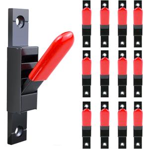 Adjustable European Mount Skull Hanger 12 Pack, Deer Skull Mount Hanger with Silicone Protector for Indoor Outdoor Home Deco